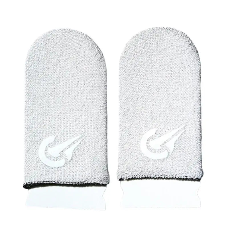 652F Breathable Silver Fiber Touch Display Finger Covers 360 Degree Zpaxo White CN