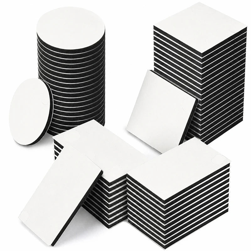 Double Sided Foam Tape Strong Sticky Pad Mounting Square Round Self