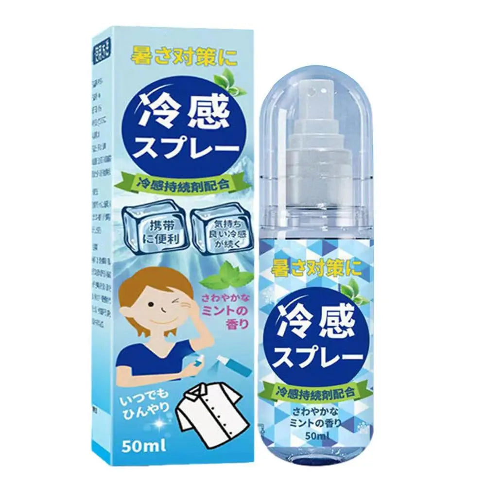 Summer Cooling Spray Portable Ice Feeling Clothing Training Relief