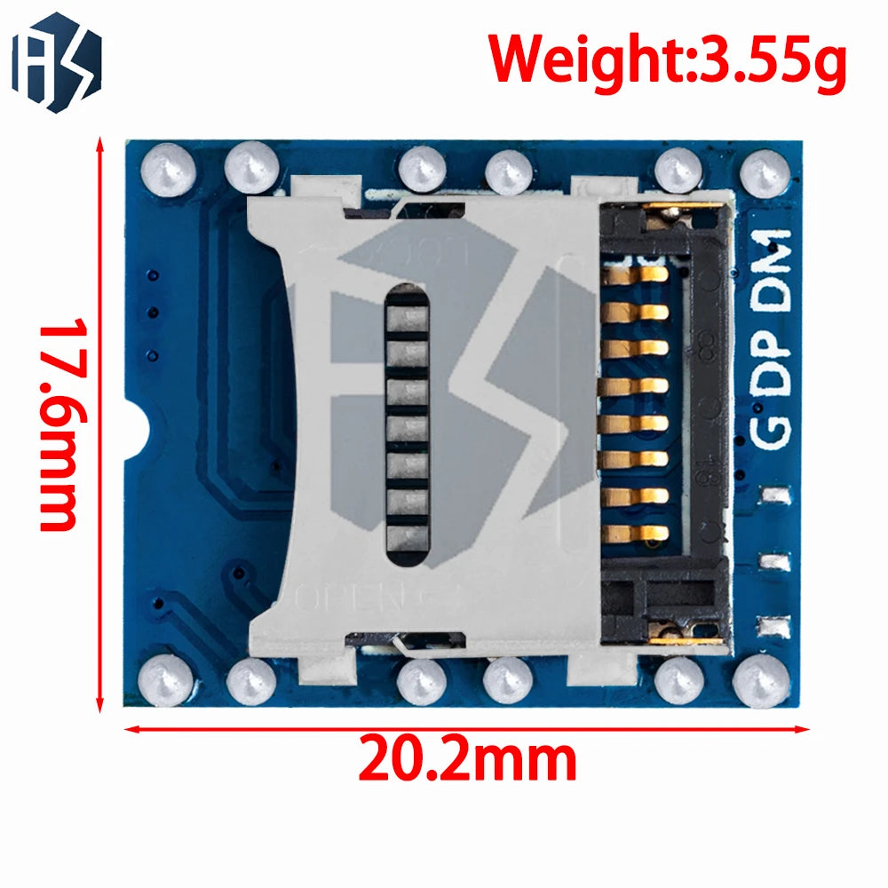 JQ6500 WTV020 GPD2846A Mini MP3 Player Modules TF Card Sound Voice Zpaxo