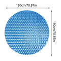 Solar Pool Cover Cuttable Round Bubble Wrap Swimming Heat Insulation
