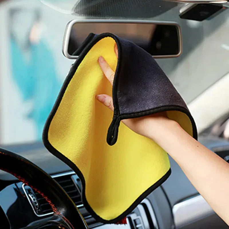 Microfiber Car Detailing Towels 500GSM – Soft Drying Cloth Pack