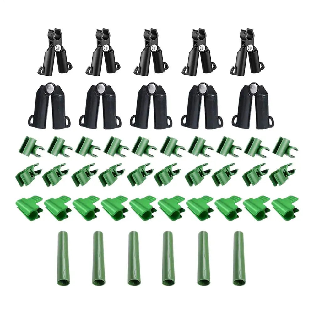 Plant Trellis Connectors Adjustable Support Clamps Steel Tube