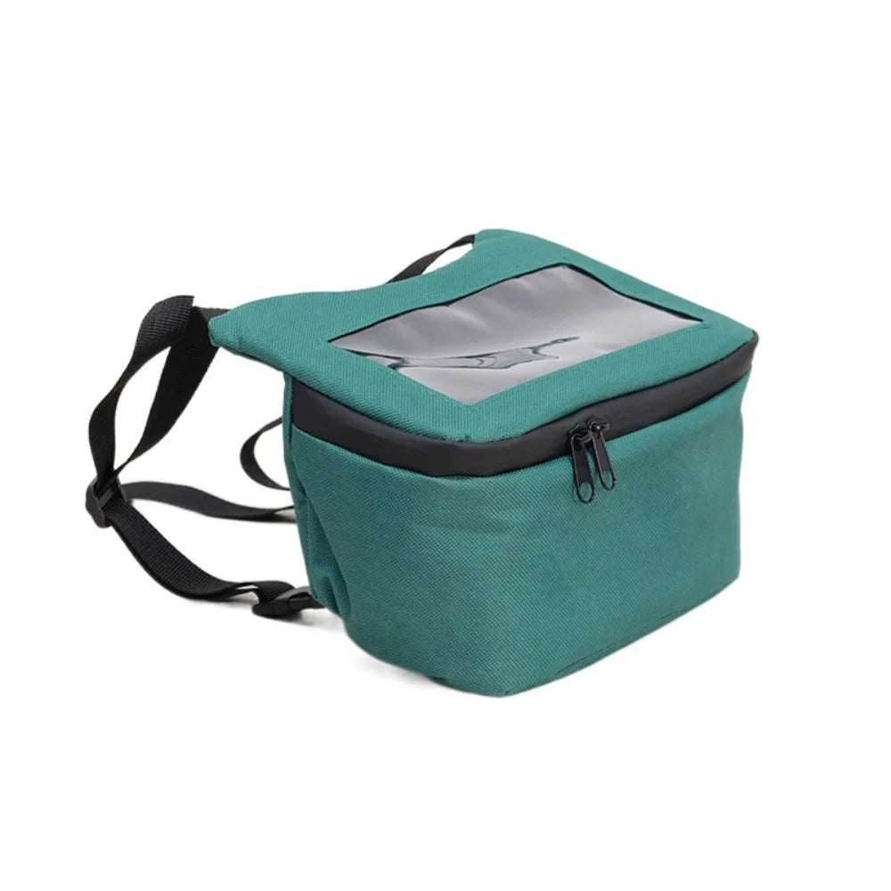 Viewing Window Mountain Bike Bag Storage Waterproof Motorcycle Zpaxo Green