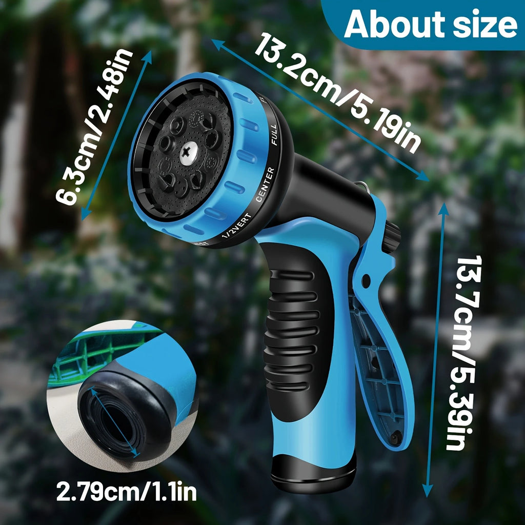 US 50FT Heavy-Duty Garden Hose | Non-Expandable, with 3/4" Solid Brass Fittings, Leakproof Design, Durable Rubber Material, Zpaxo