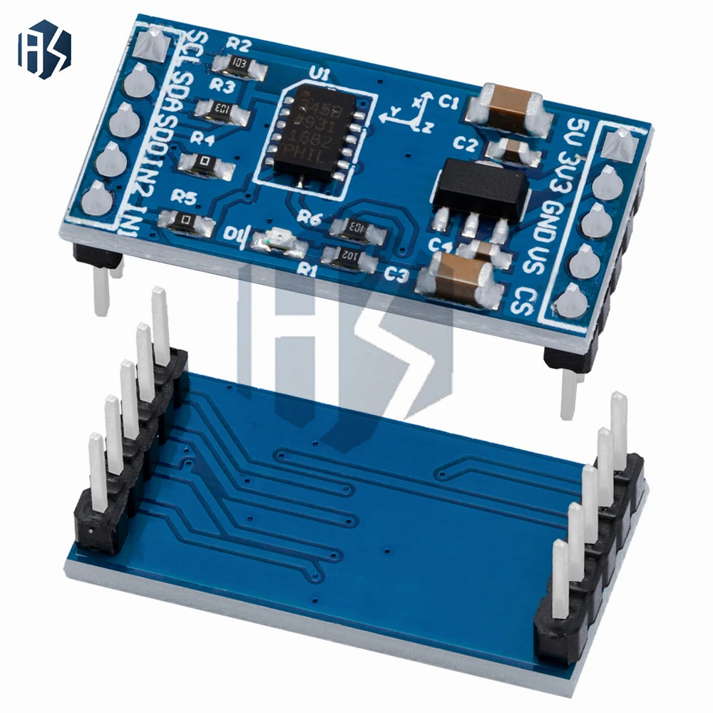 3-Axis Digital Accelerometer ADXL345 Gravity Tilt Sensor Module Zpaxo