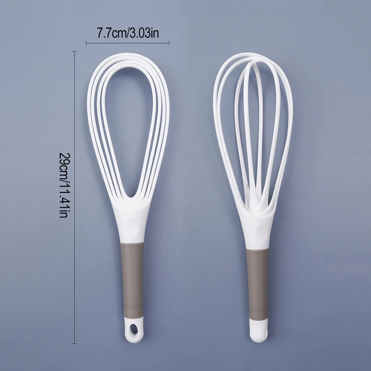 Hot Sale Handheld Rotary Egg Whisk Ergonomic Beater with Foaming Wires for Cake Batter Mixing Cream Blending Manual Egg Beater Zpaxo white