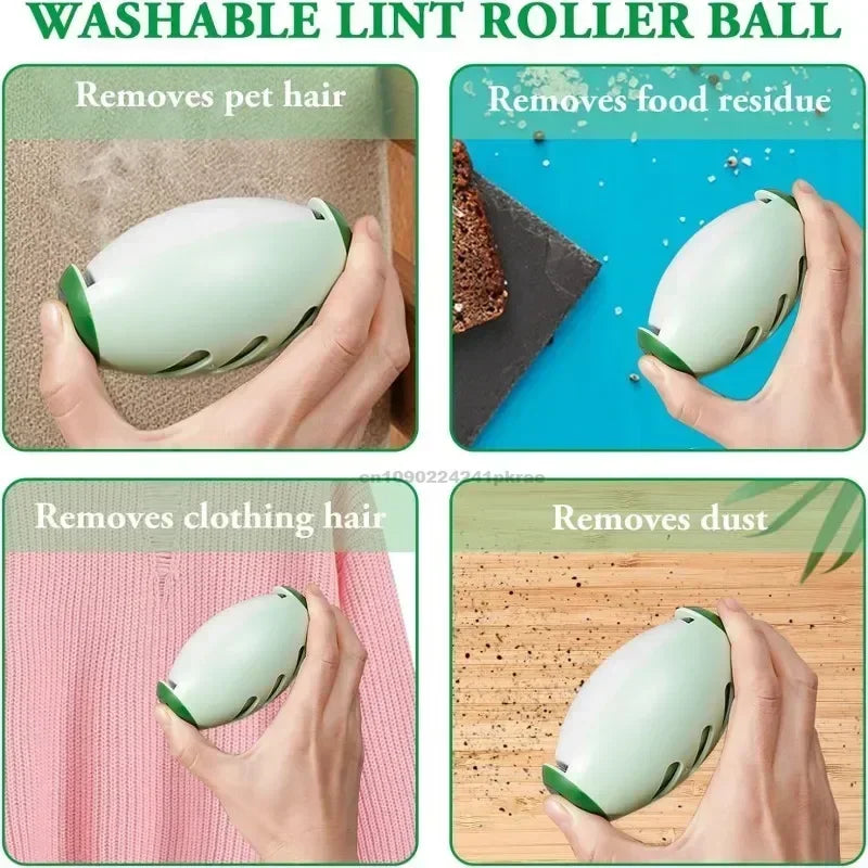 Reusable Pet Hair Remover Roller Washable Fur Remover for Clothes Lint Cleaner for Cats Dogs Portable Animal Hair Removal Tool Zpaxo