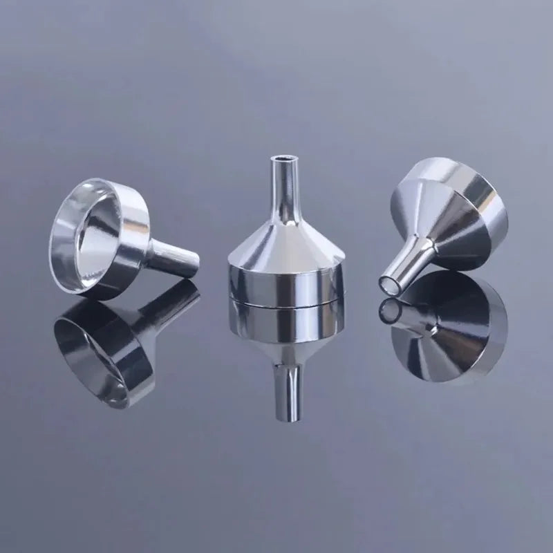Stainless Steel Mini Funnels with Filter – 5/10 Pack Kitchen Set