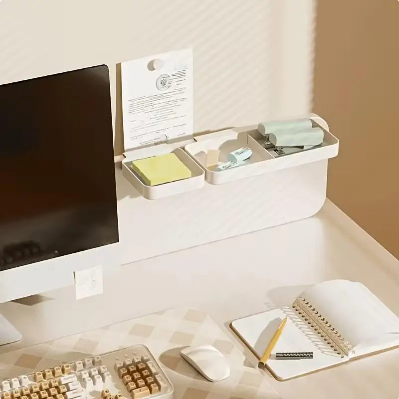 1pcs Hanging Storage Boxes – for Drawers up to 1.5cm, Organize Stationery, Cutlery, Cosmetics, Desk Zpaxo