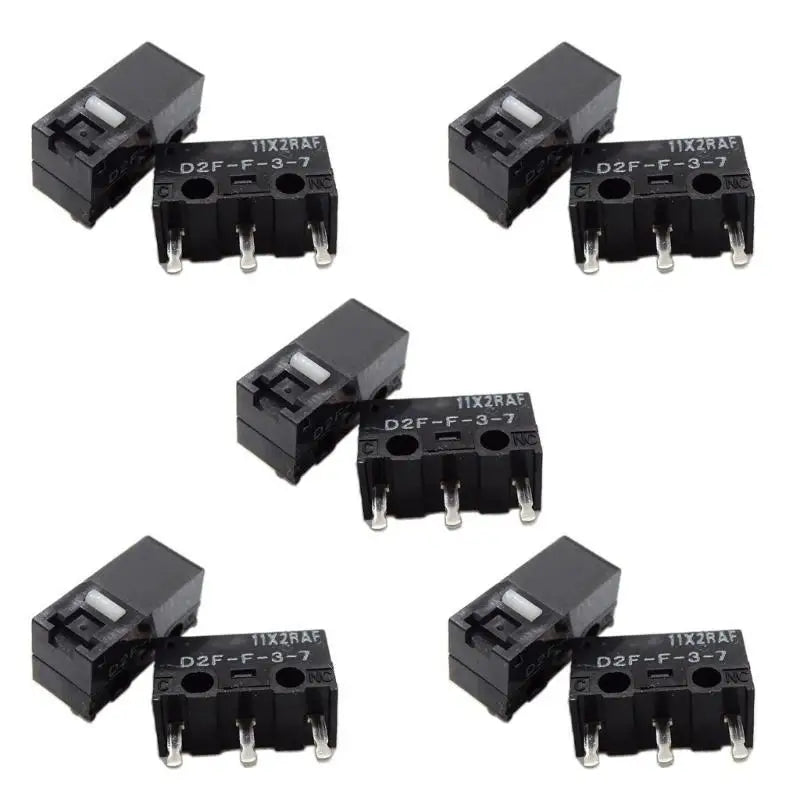 652F 2 Mouse Micro Switches D2FC D2F-F-3-7 20M Clicks Button Zpaxo