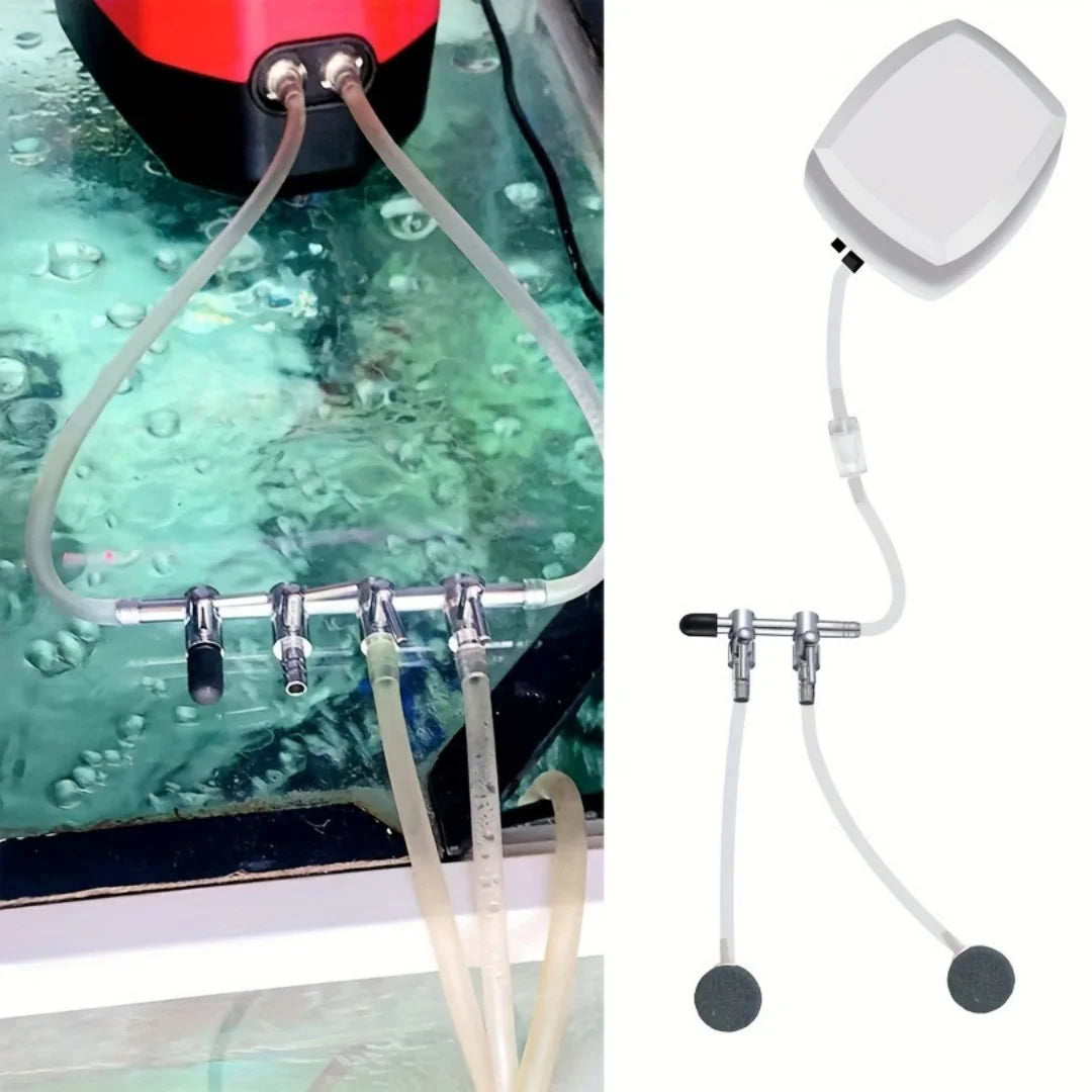 Aquarium Air Flow Control Lever Valve Distributor Splitter Oxygen Zpaxo