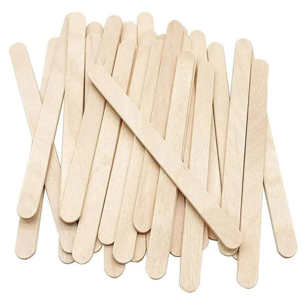 50 100 Wooden Resin Epoxy Stirring Stick Popsicle Ice Cream Handmade