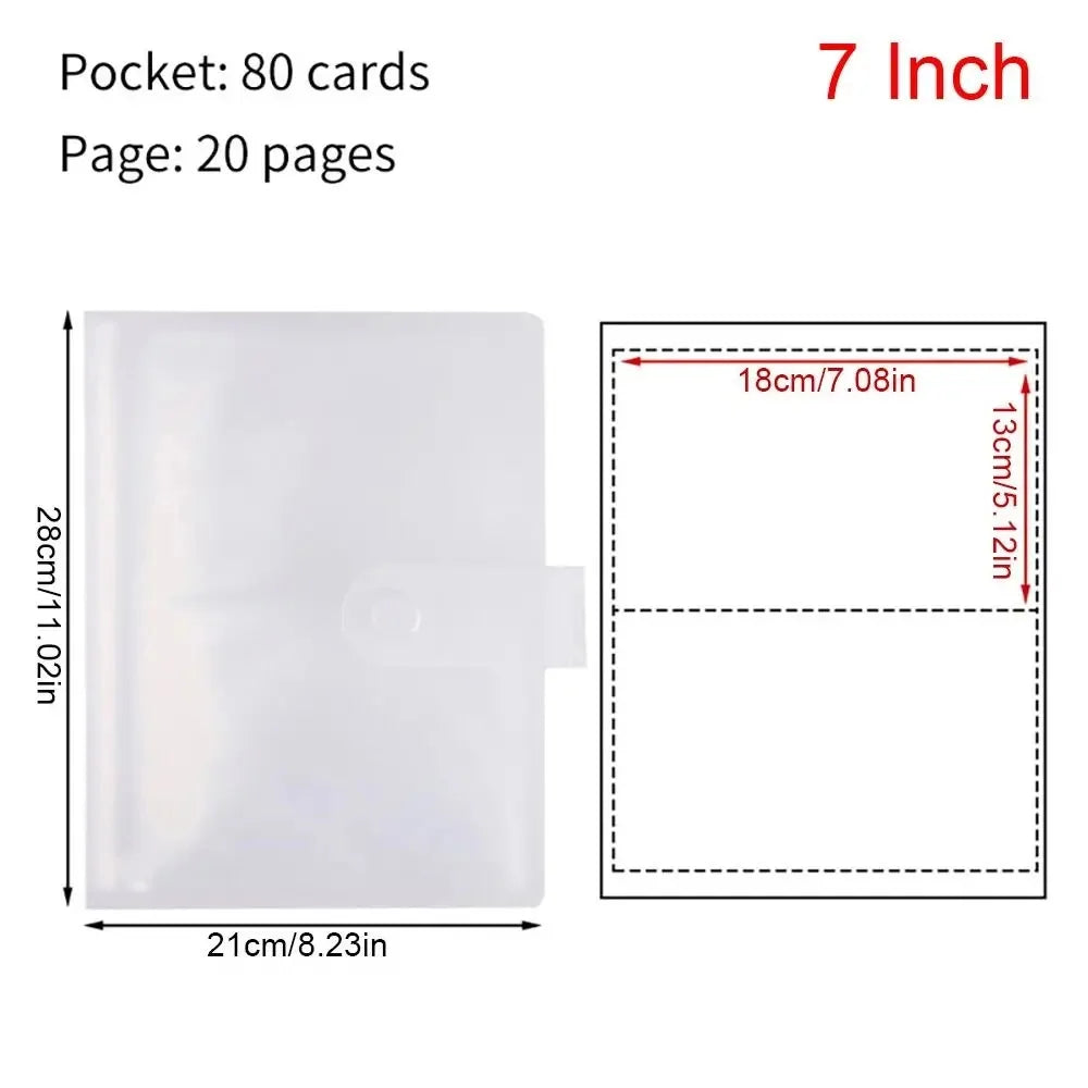 Photo Album 80/160 Slots – Polaroid & Card Collector Book