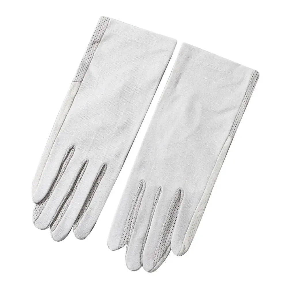 UV Protection Summer Sunscreen Gloves Touch Screen Breathable Anti-UV Mittens Slip Resistant Elastic Cycling Driving Gloves Zpaxo