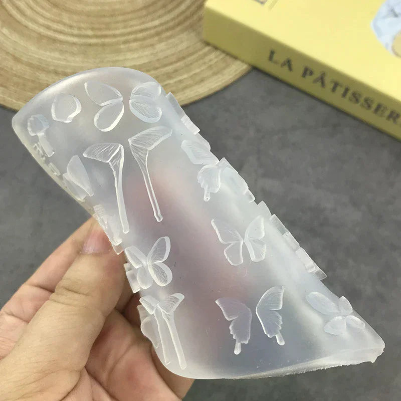 Transparency Butterfly 3d Silicone Mold Nail Art Decoration Nails Diy Zpaxo