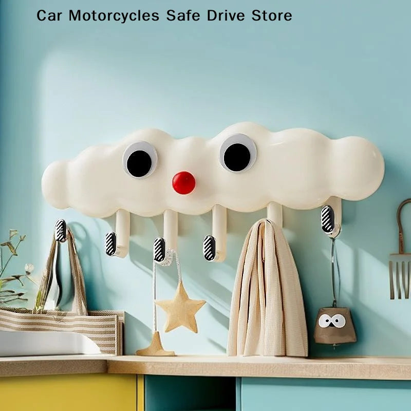 MCute Cloud-shaped Over-the-door Clothes Hanger Multipurpose