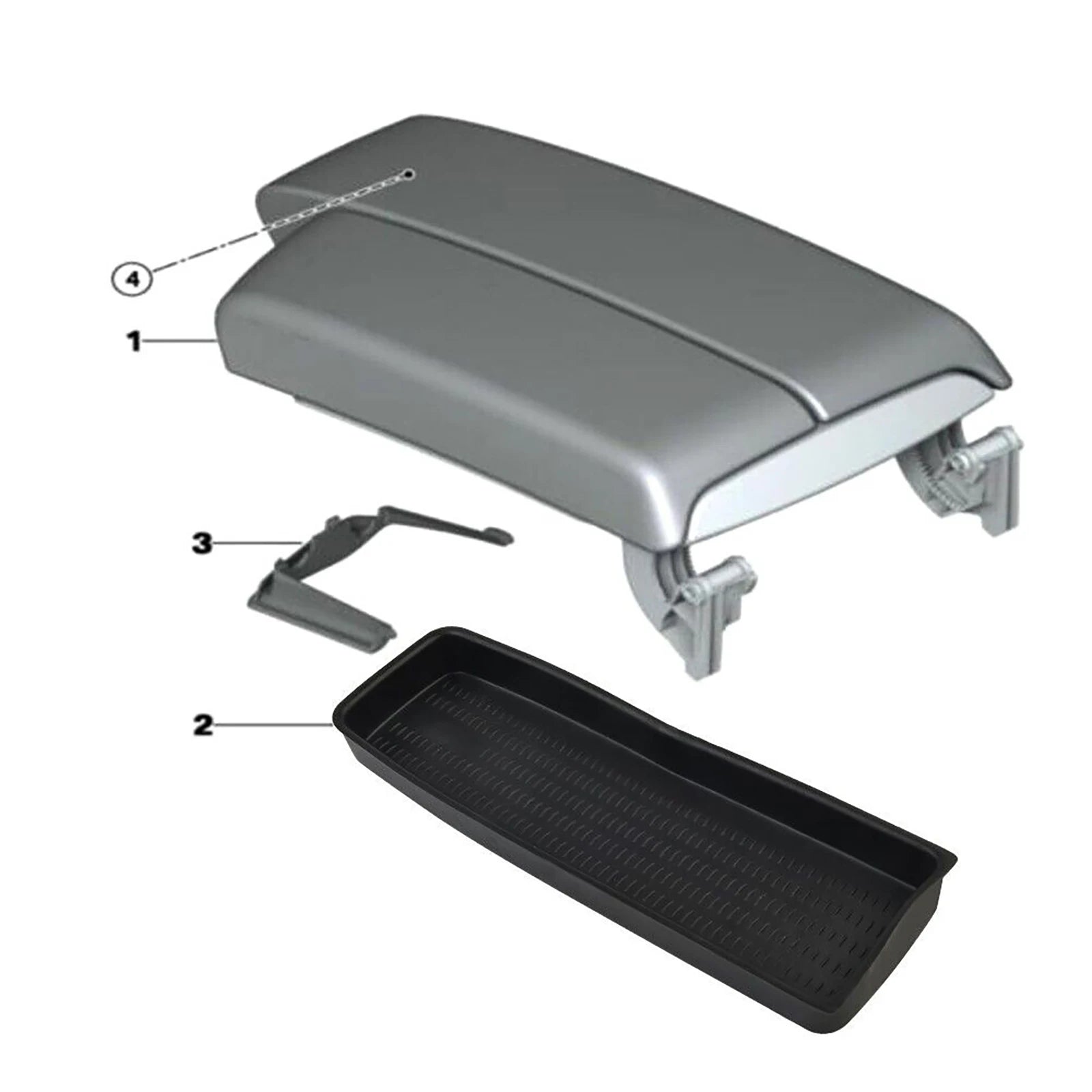 51167118064 BMW Car Center Console Armrest Insert Storage Box Tray