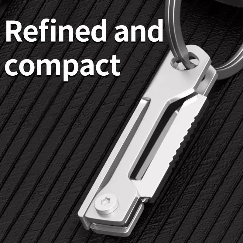 Mini Folding Pocket Knife – Stainless Steel Keychain EDC Tool Folding Pocket Knife Zpaxo