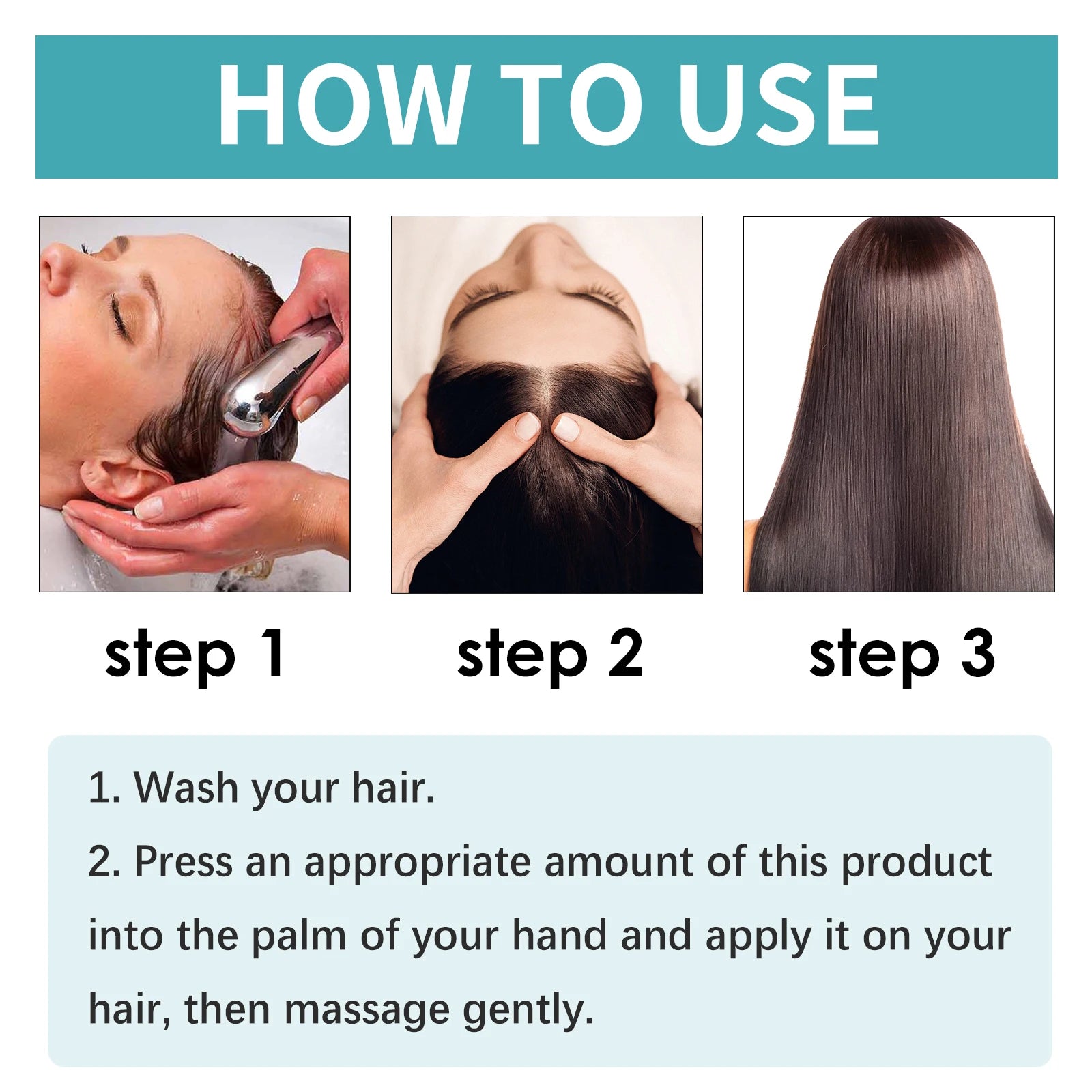 EELHOE Straight Hair Styling Mousse Long Lasting Styling Reduces Hair Frizz Repair Damaged Hair Treatment Cream 60ML Zpaxo