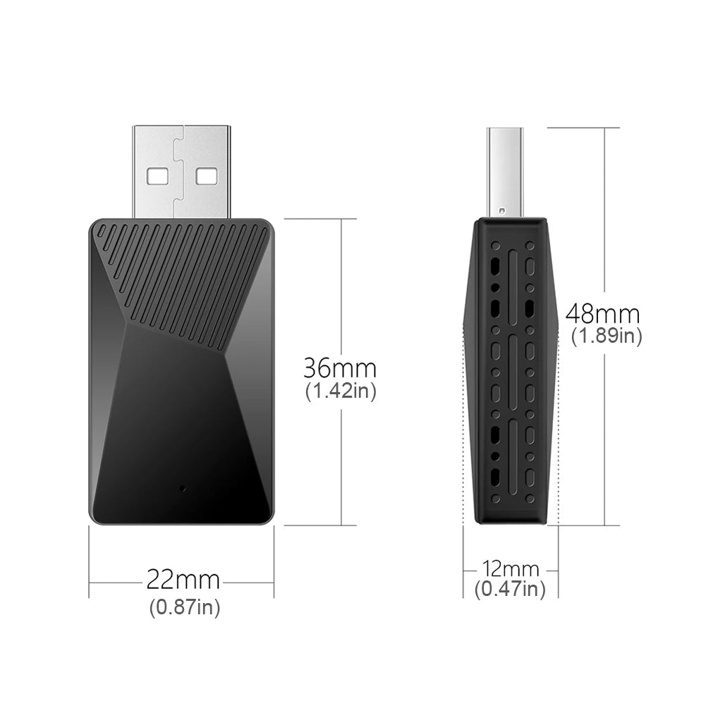 1 Mini Wired Wireless Car Carplay Dongel Adapter Smart Android Auto