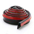Car Door Anti-dust Z Shaped Trim Anti-collision Noise Insulation Auto Zpaxo P