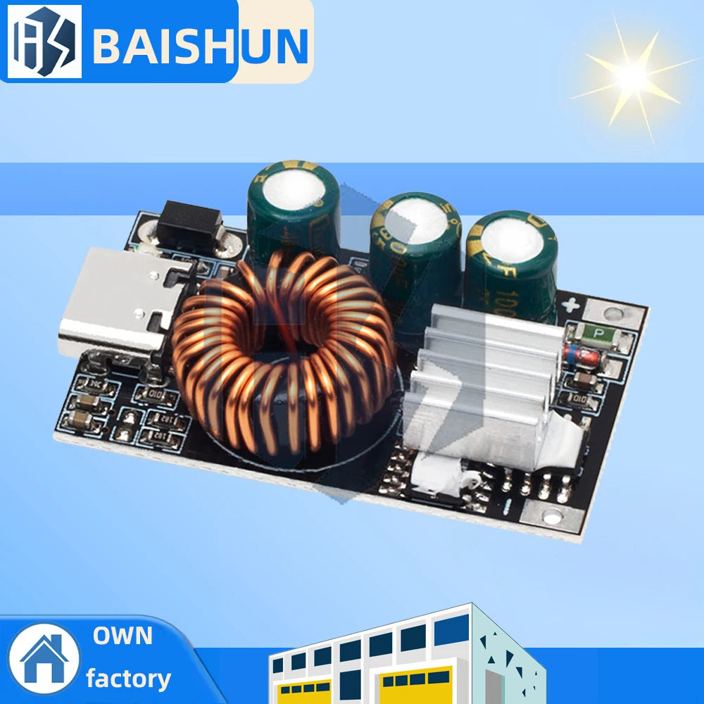 30W PD3 0 QC4 Fast Charging Step-down Module 10-30V Input Multi-brand Zpaxo