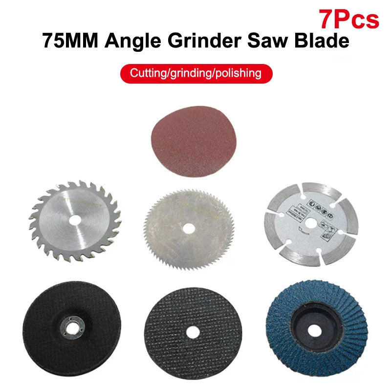 Tile Wood Metal Cutting Disc Hole Angle Circular Saw Blade Sander Zpaxo