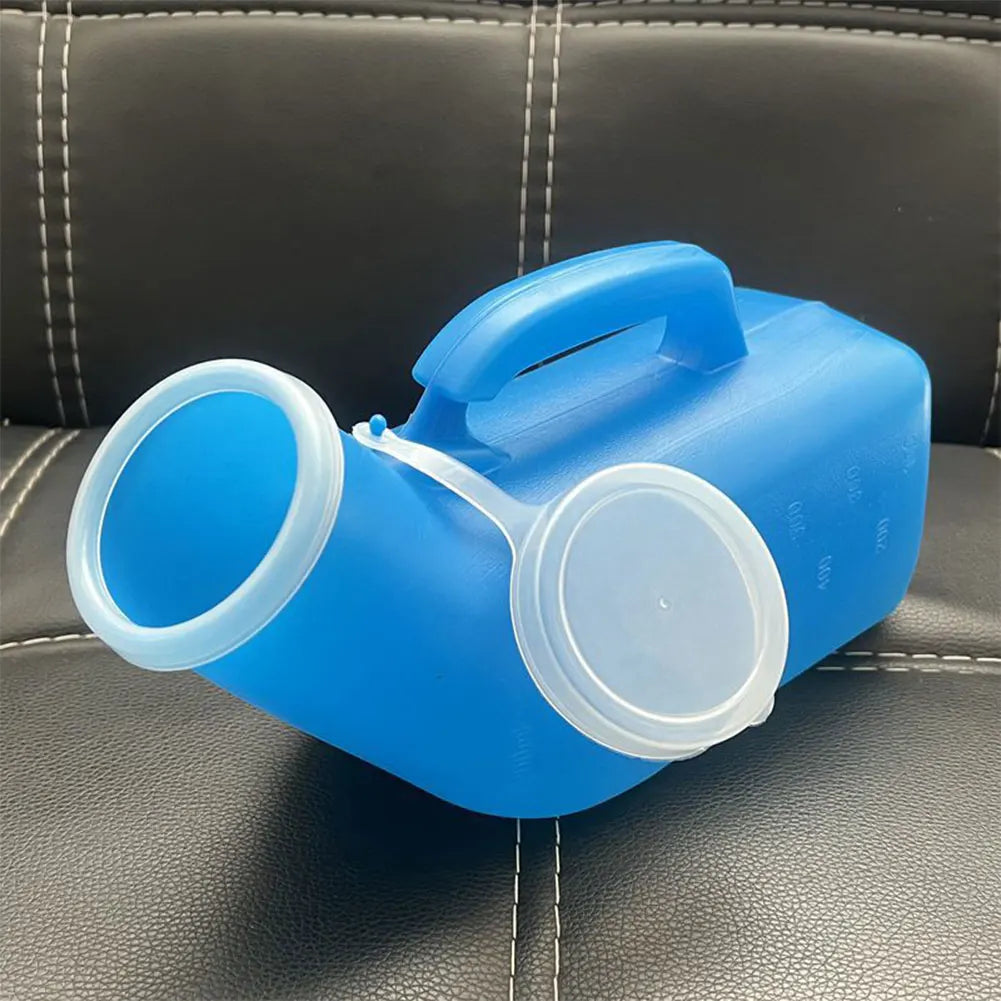 1- Urinals Men Spill Proof Pee Container Plastic Mens Bedpan Bottle Zpaxo