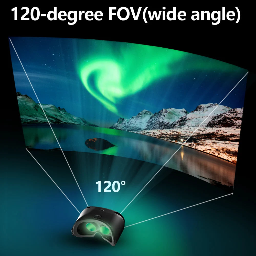 VRG PRO X7 3D VR Headset Goggles – iPhone & Android VR Headset Zpaxo