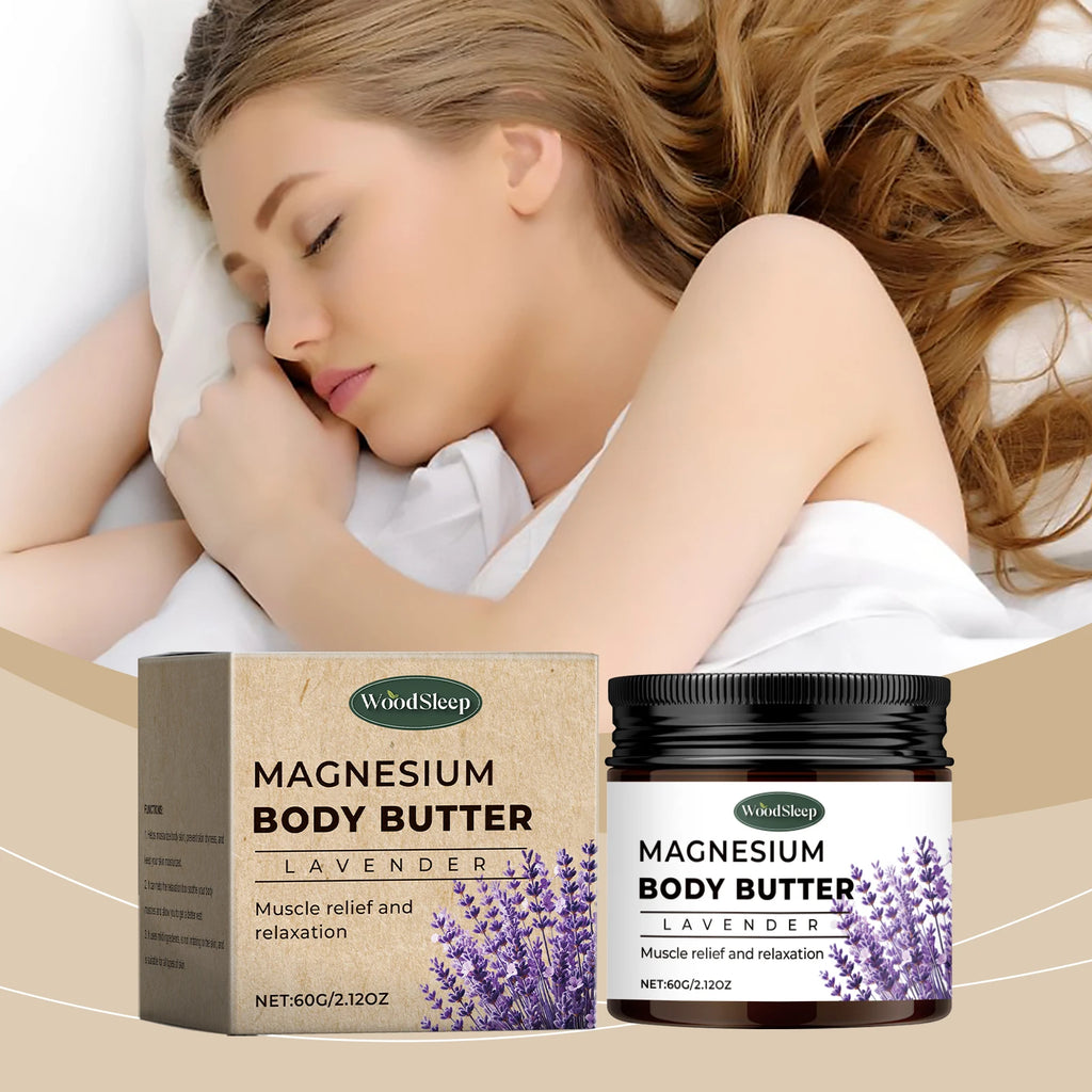 Lavender Magnesium Body Butter – Moisturizing Cream 60g Body Butter Cream Zpaxo