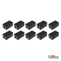 20pcs RJ45 Coupler Extender Connector Cat5 Cat6 Ethernet Coupler Female To Female RJ45 Extender Adapter Ethernet Cable Extender Zpaxo 10PCS