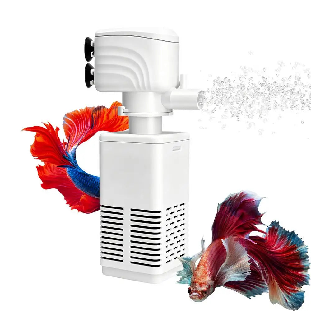 Aquarium Filter Built-in Oxygen Pump Space-saving Saltwater Hobbyists