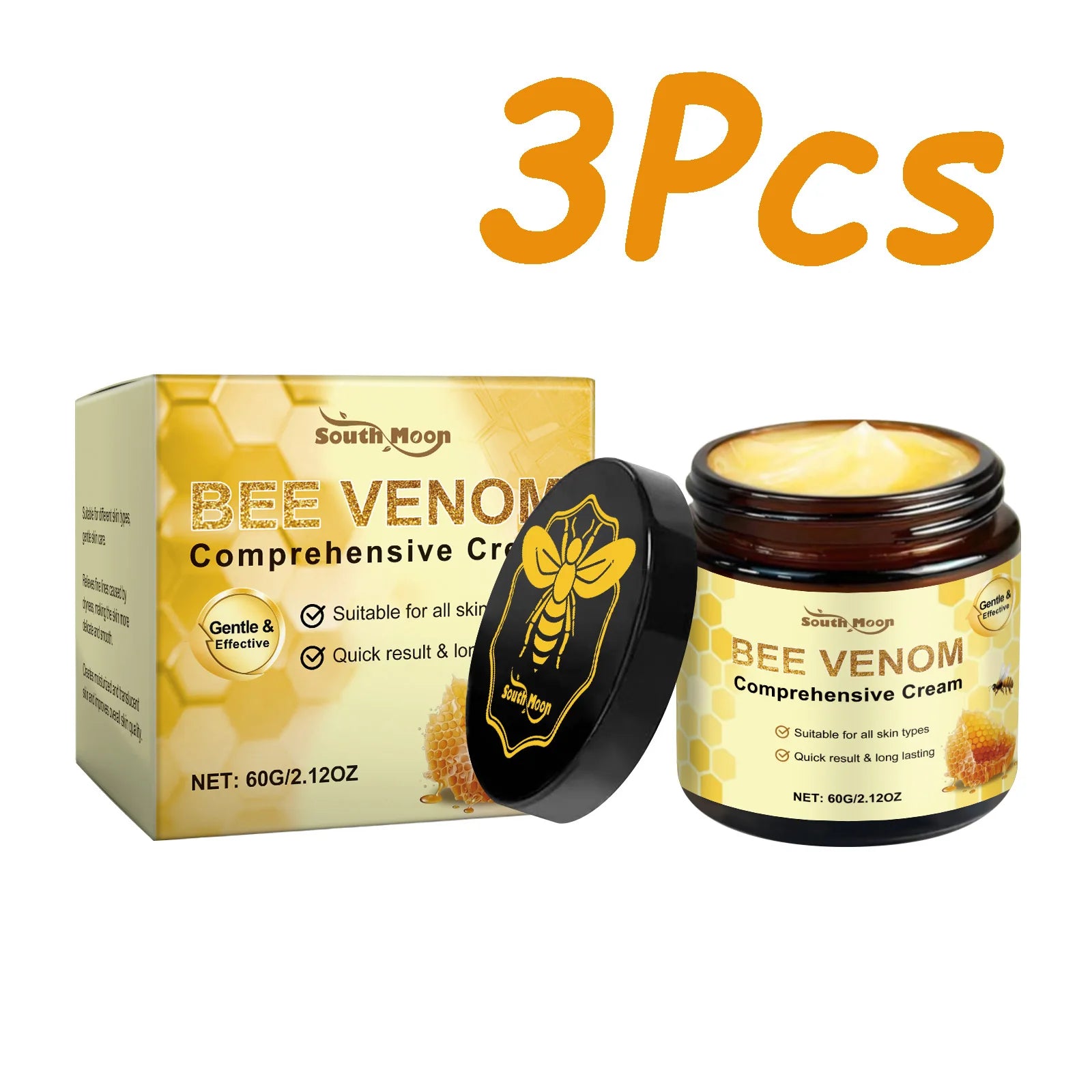 South Moon Bee Venom Moisturizing Cream – Face & Body 60g Moisturizing Body Cream Zpaxo 180g Boxed