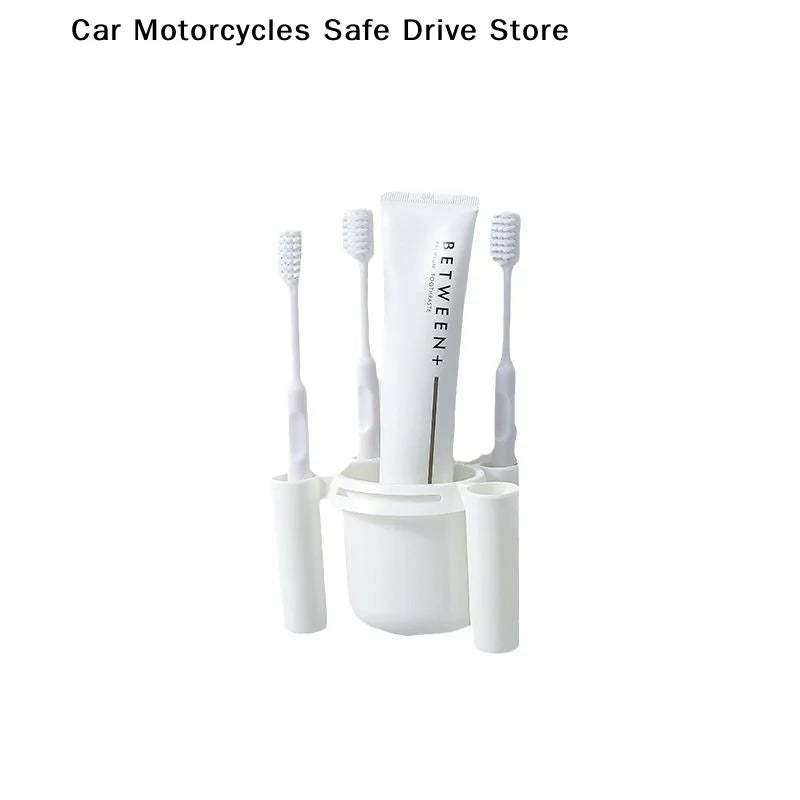 CMWall-Mounted Toothbrush Holder Cup Small Self-adhesive Storage Box