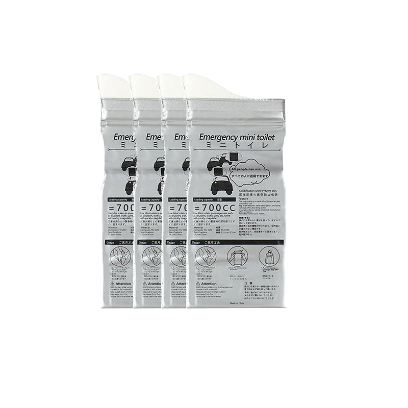 Women Disposable Urinals Emergency Portable Car Urine Bag Vomit Bags Zpaxo 4PCS