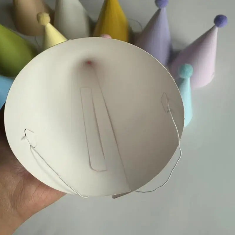Assorted Pastel Paper Party Hat Elegant Pompoms Kids Adults Zpaxo CN