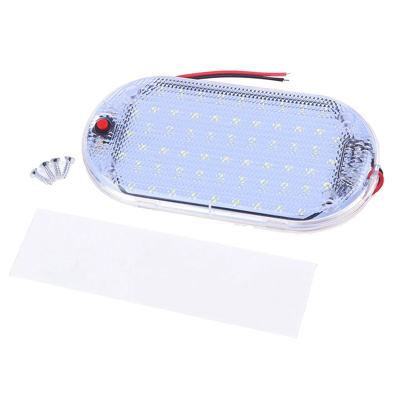 60 LED 12V–85V Car Interior Dome Ceiling Light | 5W Cabin Strip