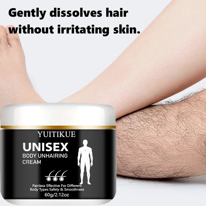 YUITIKUE Body Depilatory Cream – Painless Hair Removal 60g Depilatory Cream Zpaxo
