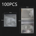 45 Foldable Dual Pocket Vinyl Coin Flips PVC Visiable Protective Bag