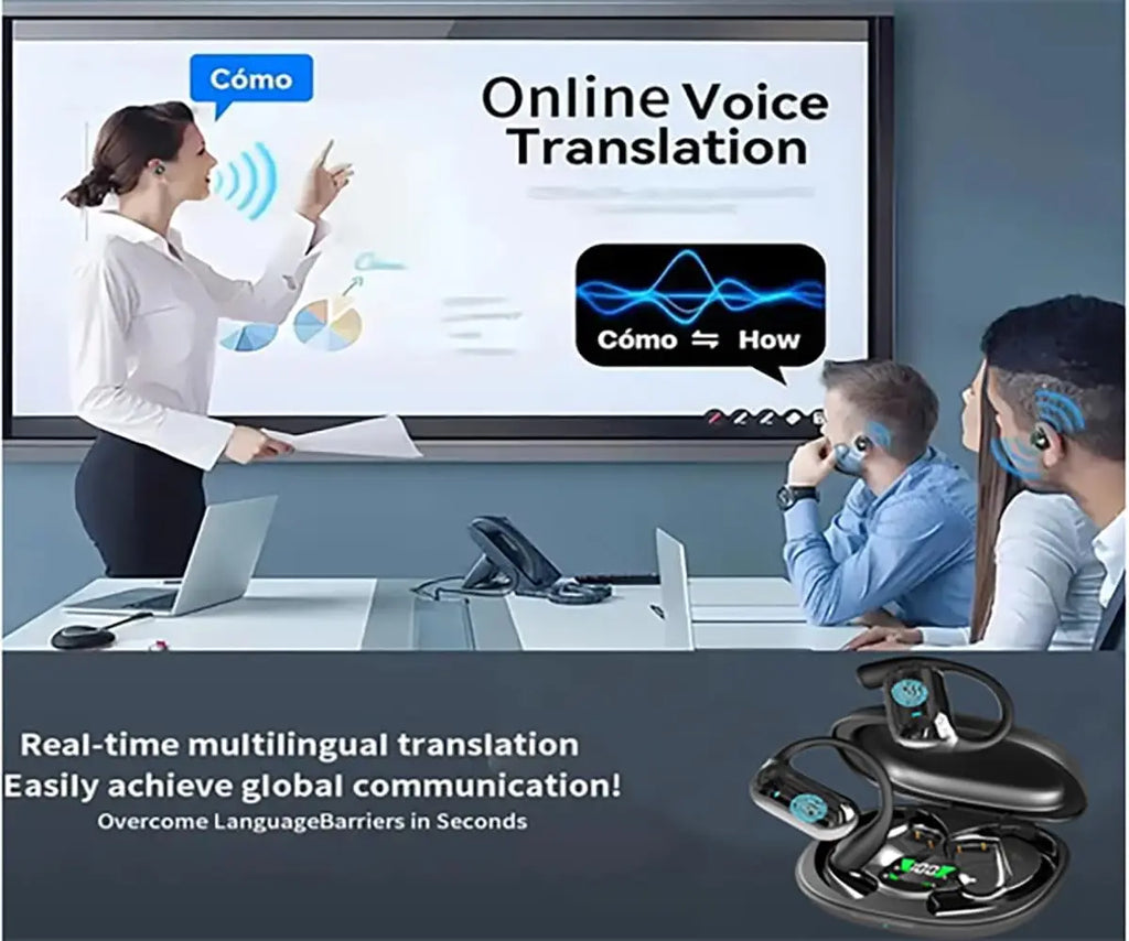 UYUXIO AI Language Translating Earbuds 144 Languages Real Time