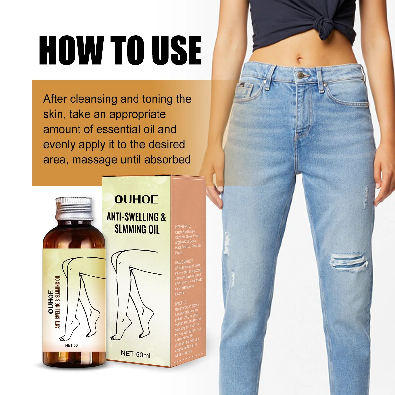 Fat Burning Essential Oil Lose Weight Flat Tummy Lifting Firming No Rebound Anti Cellulite Promote Metabolism Shaping Body Care Zpaxo