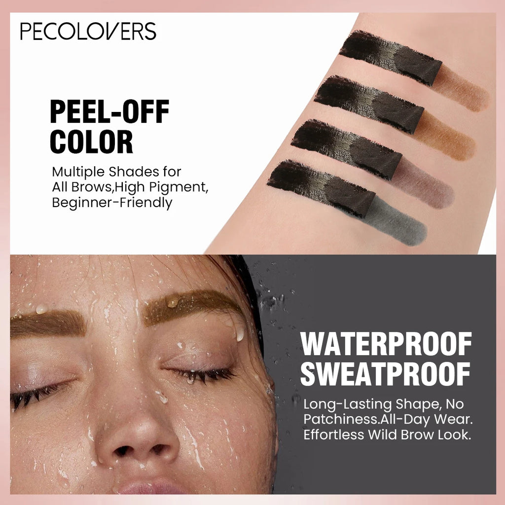 Long-lasting Eyebrow Gel Makeup Semi-permanent Waterproof ColorSweat-proof Film Forming Dye Eyebrow Cream Tint Cosmetics Zpaxo