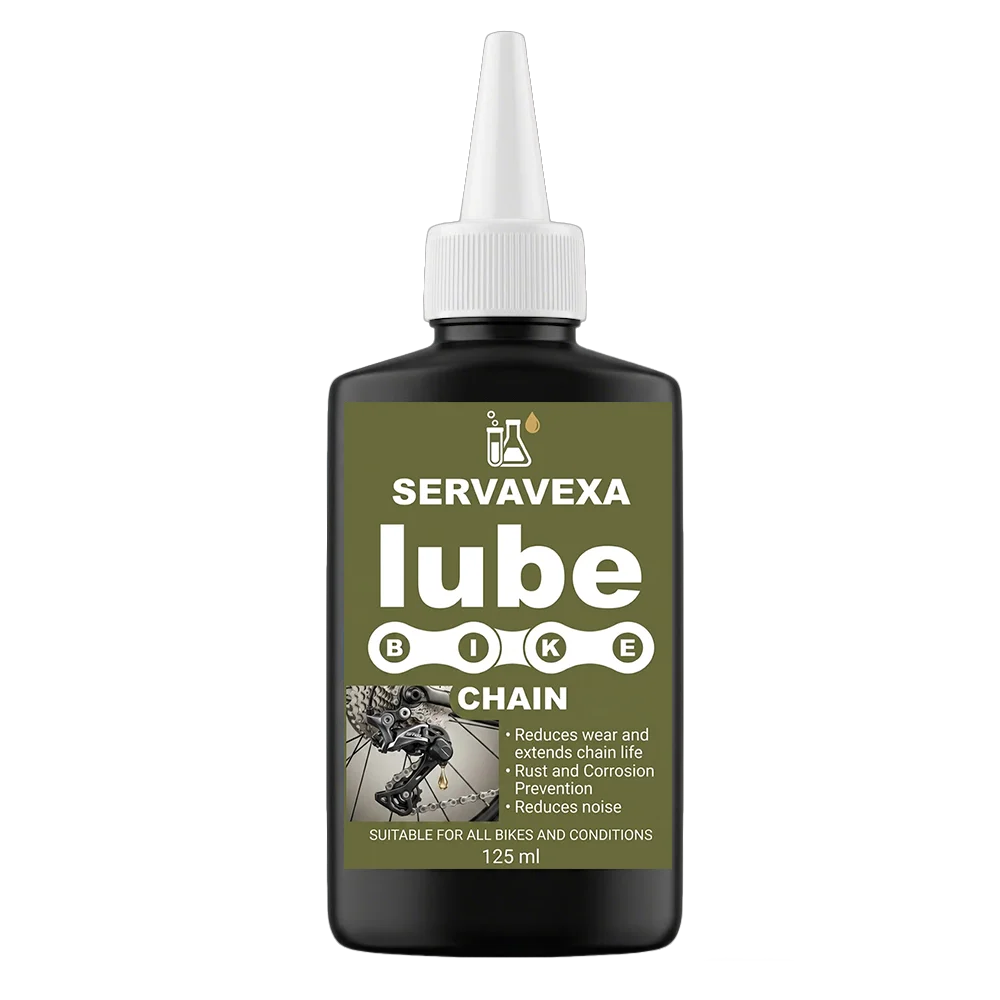 SERVAVEXA Bike Chain Scrubber Kit with 125ml Lube Oil Professional Bicycle Cleaning & Lubricant Set for MTB Road Cycle Care Zpaxo 1PC