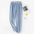 Fleece Pants Women's Thick Plush Loungewear Warm Sleepwear