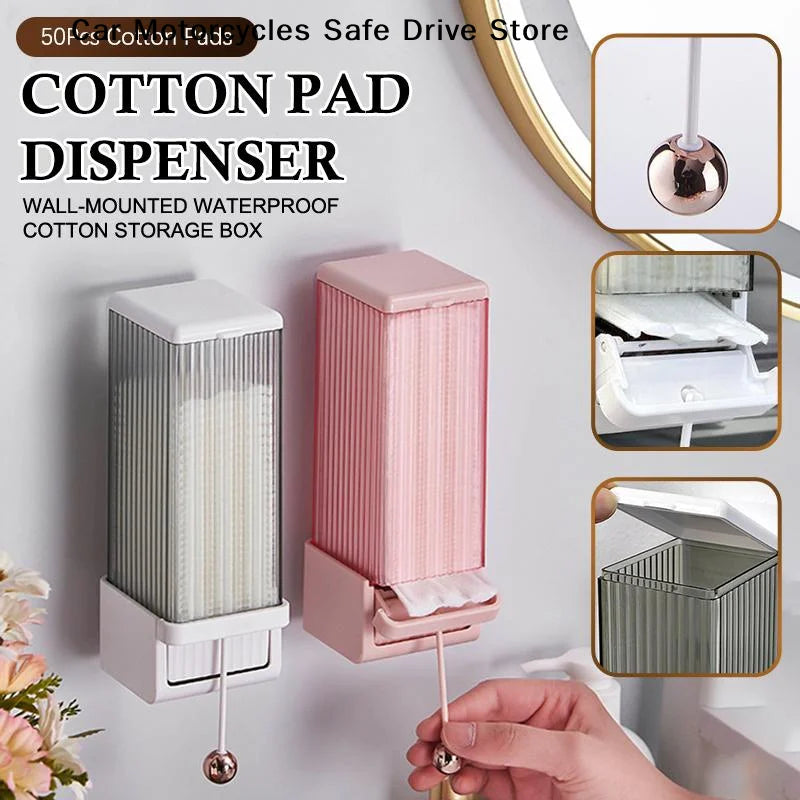 Automatic Cosmetic Cotton Box Easy Installation Dustproof Makeup