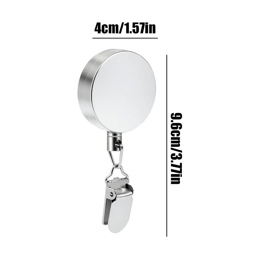Self-adhesive Bathroom Robe Coat Towel Clips Rack Wall Automatic