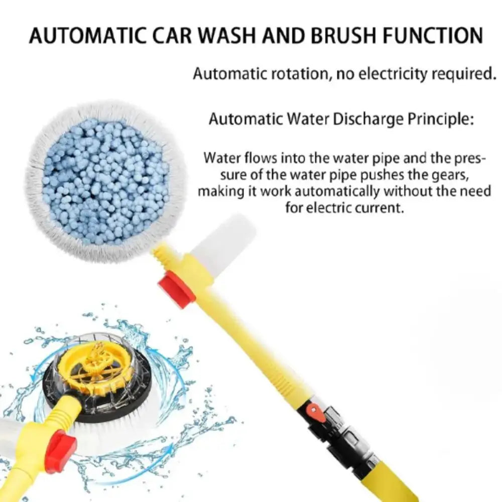 360 Degree Rotation Car Rotary Wash Brush Automatic Rotating Zpaxo