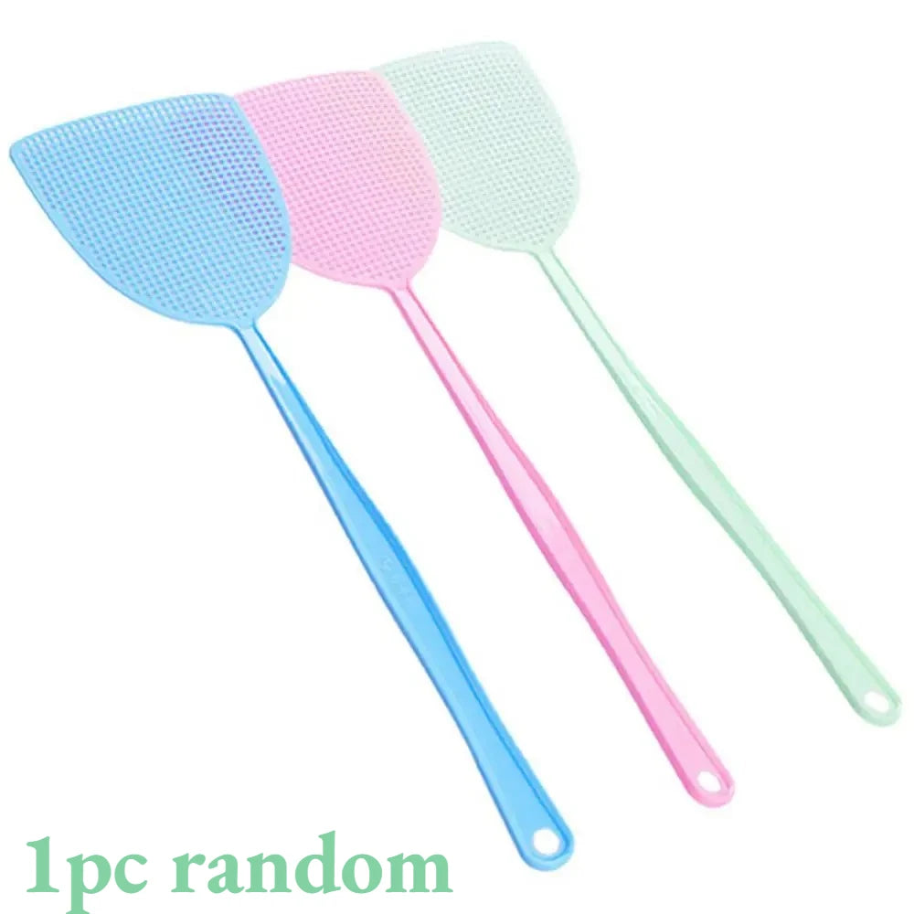 1 Effective Plastic Fly Swatter Lightweight Easy Use Home Kitchen