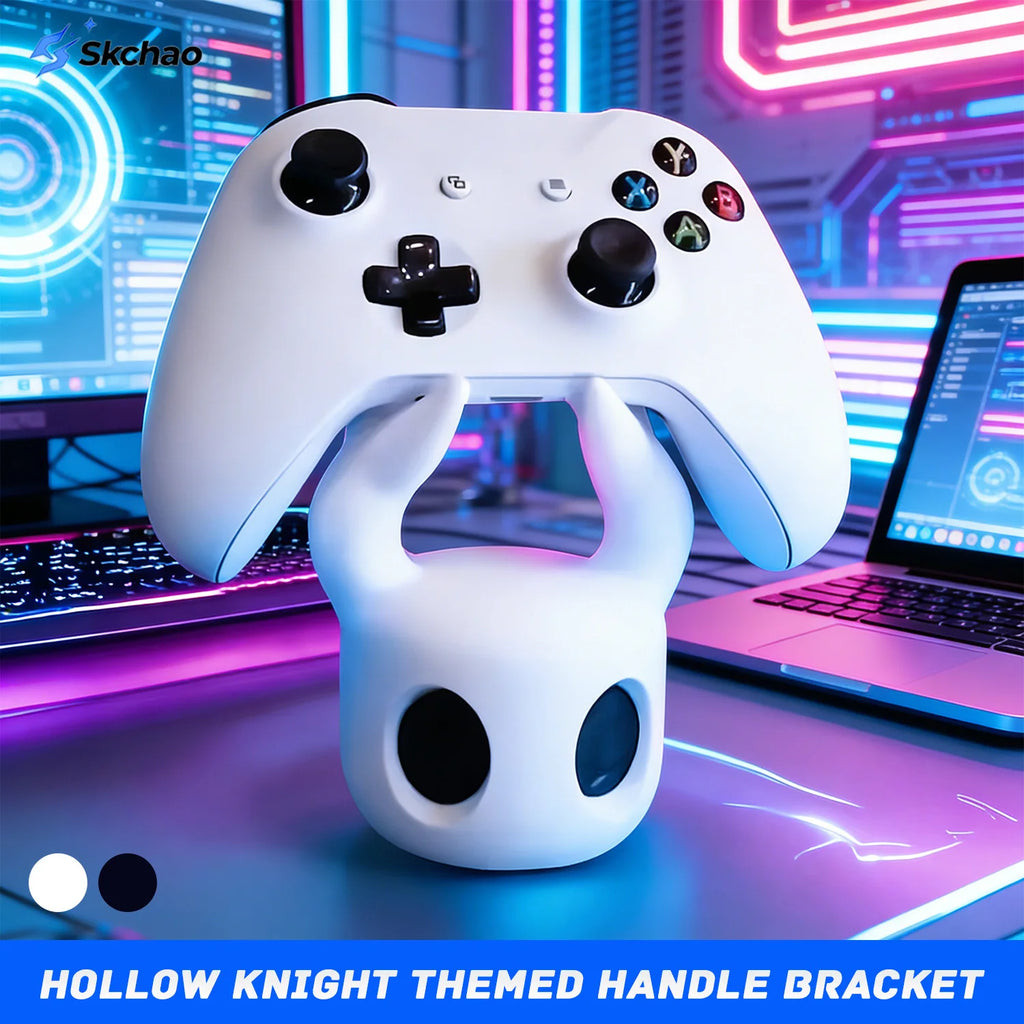 Hollow Knight Themed Multi-functional 3D-Printed Stand for PS5/PS4/Game Controller with Ring Holder & Desktop Display Bracket Zpaxo
